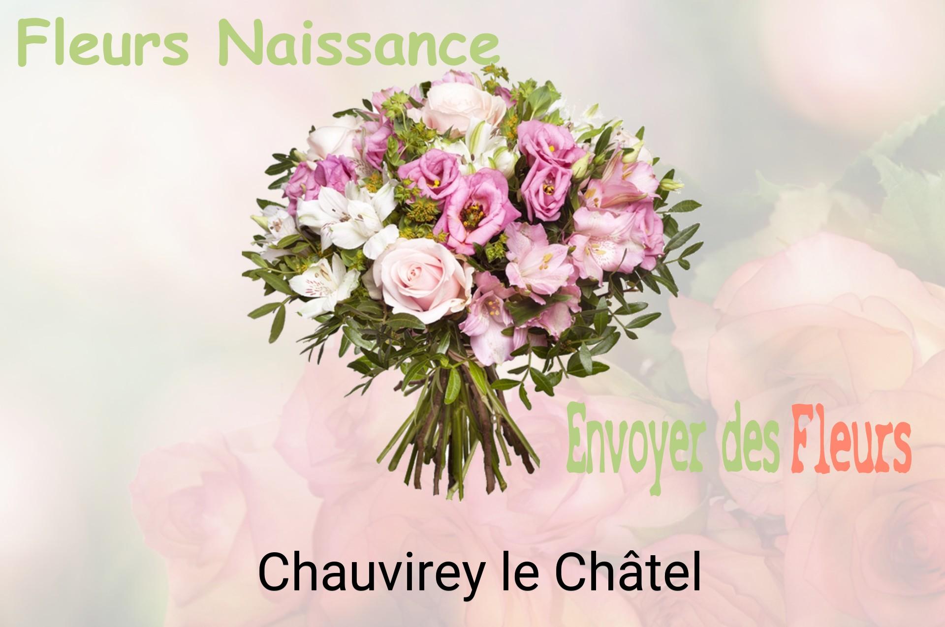 Bouquet de fleurs de naissance livré à Chauvirey-le-Châtel