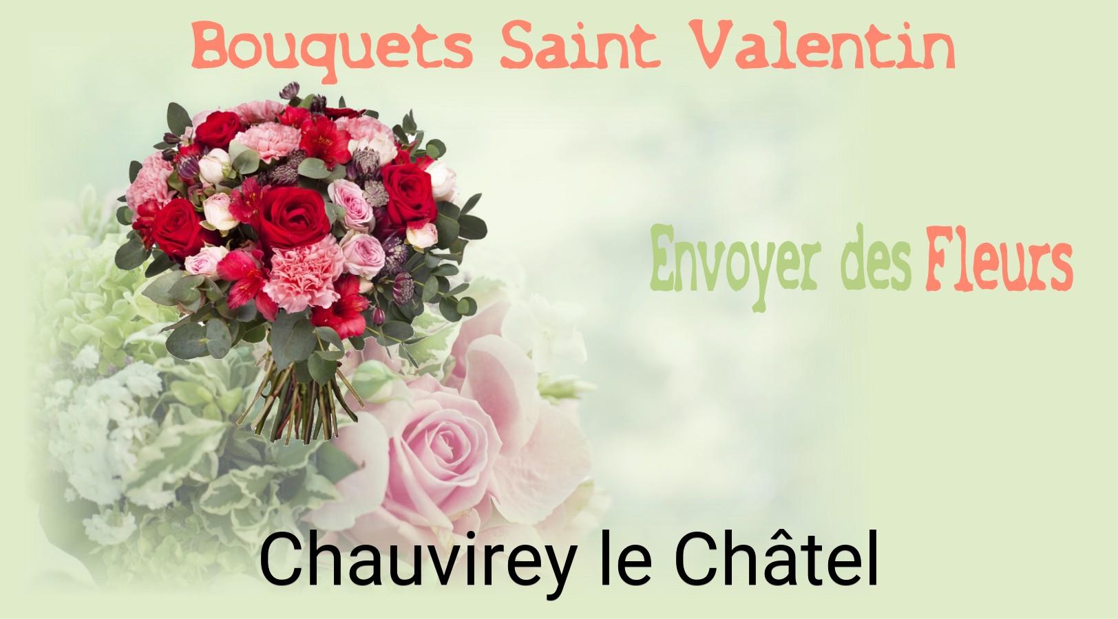 Roses de Saint-Valentin livrées à Chauvirey-le-Châtel